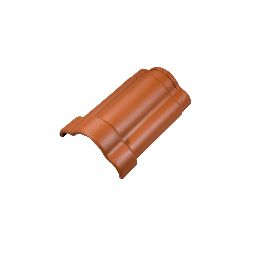 Onze vorst F6v  zorgt niet alleen voor een veilige afwerking van het dak, maar is met zijn golvende vorm ook een absolute blikvanger. Hij kan worden gecombineerd met veel van onze dakpanmodellen om visueel aantrekkelijke dakaanzichten te creëren.