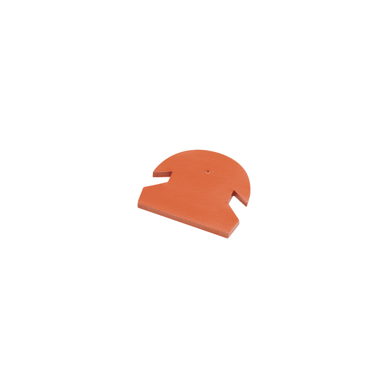 Omdat hij perfect bij onze minimalistische vorst tegula past, is de keramische kop- en eindplaat tegula een stijlvolle en veilige oplossing voor de aansluiting op de gevelpannen.