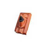 Elegante Lösung für die Dachdurchführung: Der Antennenziegel Tradition ermöglicht eine regensichere Durchführung von Antennenkabeln durch das Dach und überzeugt mit passgenauem Design aus langlebigem Aluminiumdruckguss