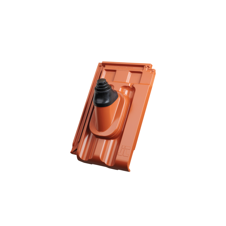 Elegante Lösung für die Dachdurchführung: Der Antennenziegel Tradition ermöglicht eine regensichere Durchführung von Antennenkabeln durch das Dach und überzeugt mit passgenauem Design aus langlebigem Aluminiumdruckguss