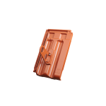 Formgenau und farblich passend zum traditionellen Doppelmuldenfalzziegel Tradition, dient die Doppelrohrhalterung mit stabiler Alu-Grundpfanne der Fixierung von zwei übereinander liegenden Schneehalterohren.