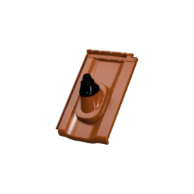 Farblich auf den ausgewählten Ziegel abgestimmt - der Antennenziegel für den Z10 passt formgenau zum bewährten Reformziegel Z10 und ist die funktionale Lösung für eine optimale Durchführung von Antennenkabeln zum Anschluss von Sat-Geräten.