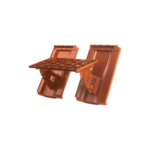 Der Kurzrost für den Reformziegel aus hochwertigem Aluminium bietet mit 46 cm Trittfläche sicheren, rutschfesten Stand und passt sich optisch sowie funktional perfekt in die Dachfläche ein.