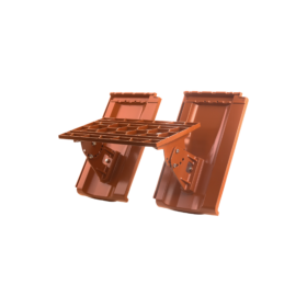 Der Kurzrost für den Reformziegel aus hochwertigem Aluminium bietet mit 46 cm Trittfläche sicheren, rutschfesten Stand und passt sich optisch sowie funktional perfekt in die Dachfläche ein.