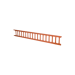 Dankzij een afmeting van 150 x 20 cm biedt ons sneeuwvangrooster een uitstekende bescherming tegen schuivende sneeuwmassa’s en daklawines.