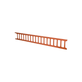 Dankzij een afmeting van 150 x 20 cm biedt ons sneeuwvangrooster een uitstekende bescherming tegen schuivende sneeuwmassa’s en daklawines.