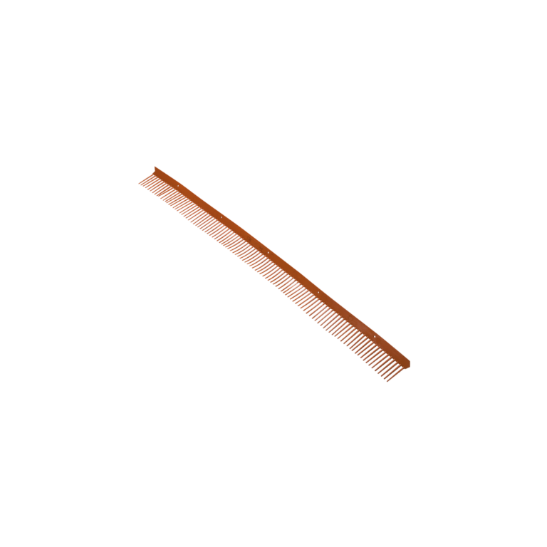 Onze ventilerende panlat incl. kam zorgt voor ventilatie onder het pannendak. Het heeft een variabele kamstructuur dat zich perfect aan de dakbedekking aanpast.