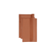 Flachdachziegel W6v in naturrot