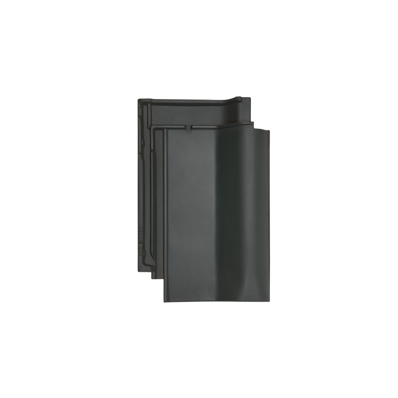 Flachdachziegel W6v in anthrazit