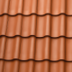 Hohlfalzziegel Z5 in naturrot dunkel