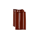 Hohlfalzziegel Z5 in bordeauxrot