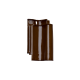 Hohlfalzziegel Z5 in maronenbraun