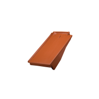 Passend bij onze vlakke dakpan Stylist zorgt deze keramische gevelpan voor een hoogwaardige, weerbestendige afwerking van de gevel.