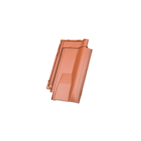 Onze keramische ventilatiepan W6v sluit precies aan op onze moderne FD-dakpan W6v en is de praktische oplossing voor een uitstekende ventilatie onder het pannendak.