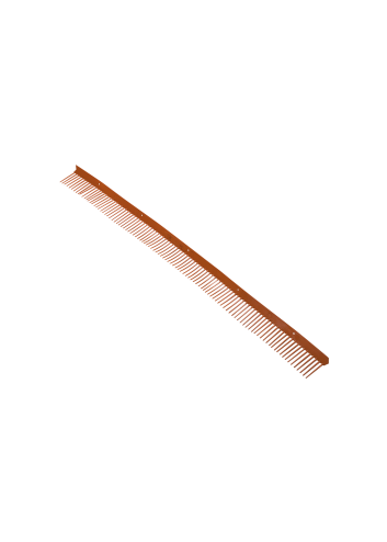 Onze ventilerende panlat incl. kam zorgt voor ventilatie onder het pannendak. Het heeft een variabele kamstructuur dat zich perfect aan de dakbedekking aanpast.