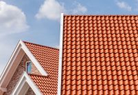 Fantastische bakstenen woning met Z5 dakpannen van Jacobi met focus op het dakgedeelte