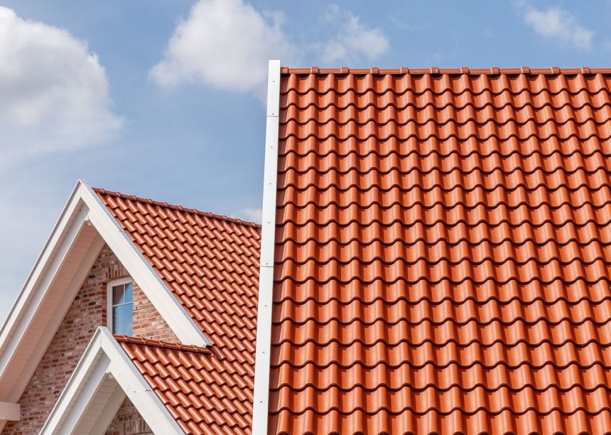 Fantastische bakstenen woning met Z5 dakpannen van Jacobi met focus op het dakgedeelte