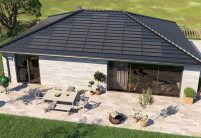 Schilddak met effectieve PV-oplossing: J160-PV Geïntegreerde Solarmodule oplossing. Hier in het totaaloverzicht.