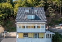 Historische woning met een modern dak met FD-dakpan W6v in edelspacegrijs.