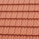 Deckfläche gedeckt mit Tradition in rotbraun