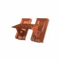 Der Kurzrost für den Reformziegel aus hochwertigem Aluminium bietet mit 46 cm Trittfläche sicheren, rutschfesten Stand und passt sich optisch sowie funktional perfekt in die Dachfläche ein.